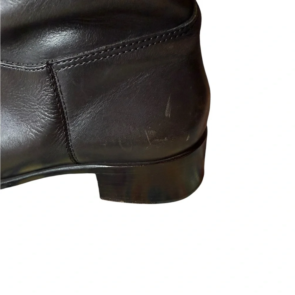 Tory Burch Keaton Dark Brown Leather Riding Boots 9